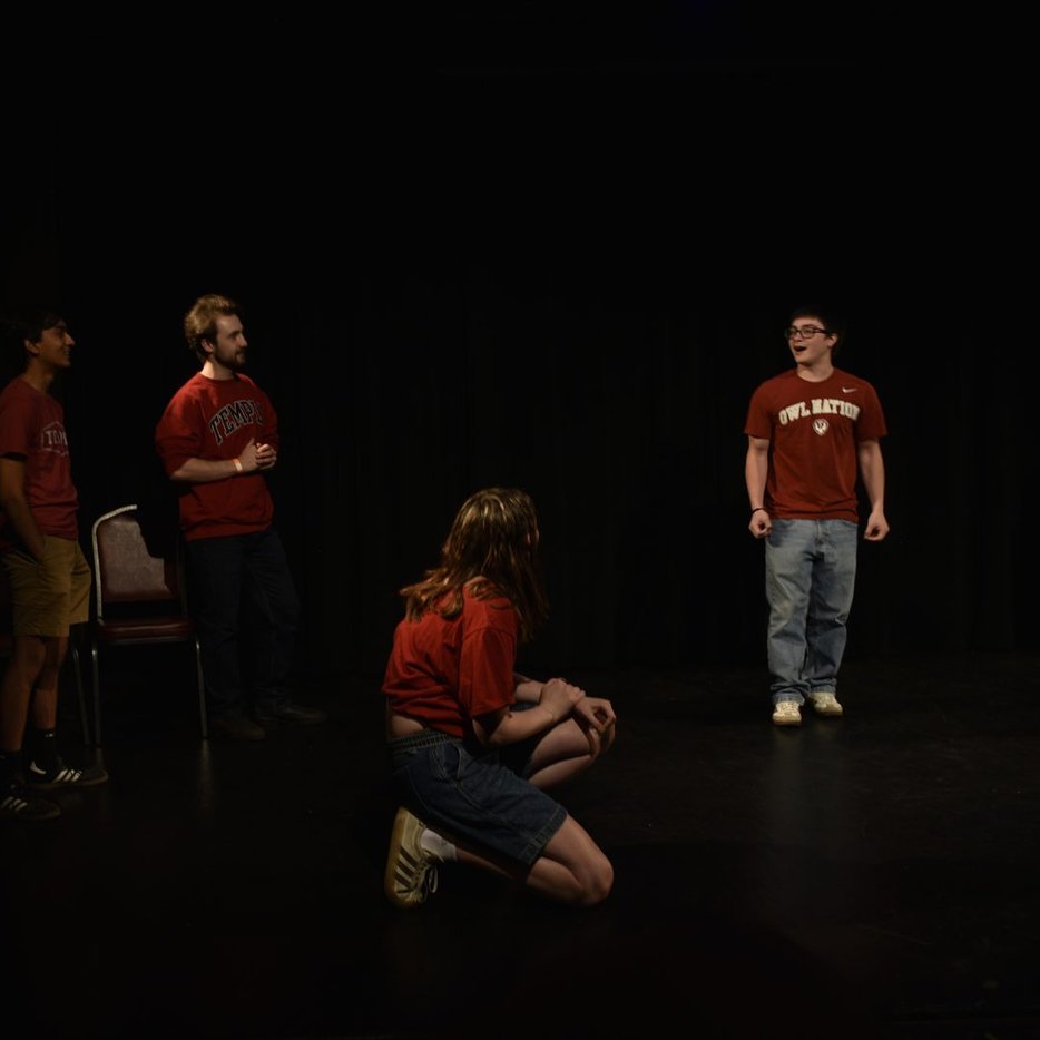 Improv team performing at YAIF 2026